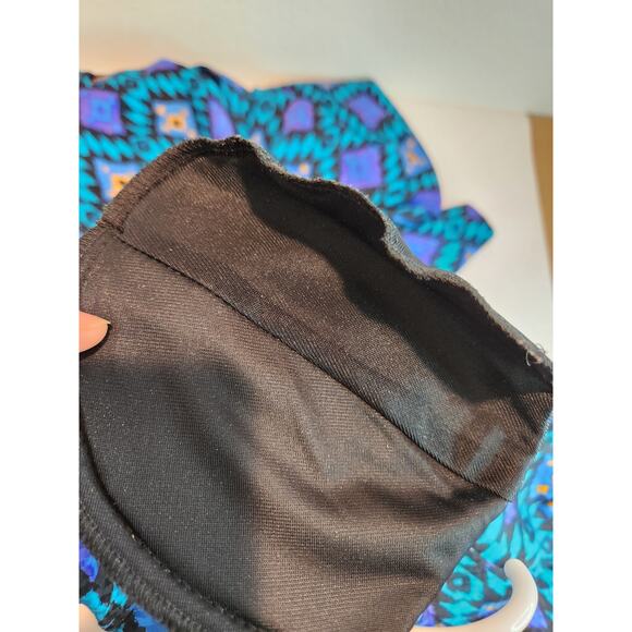 Adrianna Papell 80s‎ Vintage 100% Silk Dress Size 10 Bold Geometric Print Retro - Picture 6 of 6